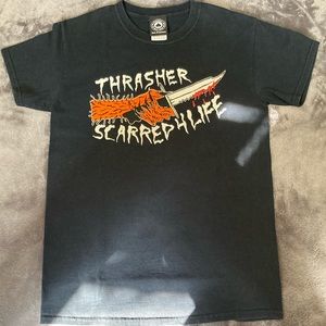 Thrasher Scarred 4 Life tee